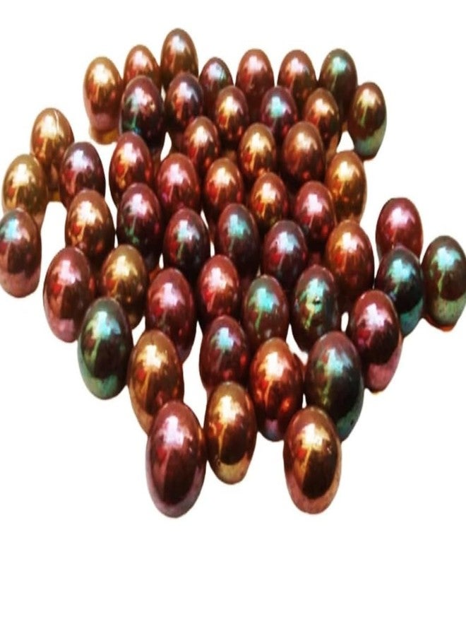 FULLFILLS kanche goli (Glass Balls) Dark Golden Colour with Brightness (Pack of 100 PCS) - Image 3